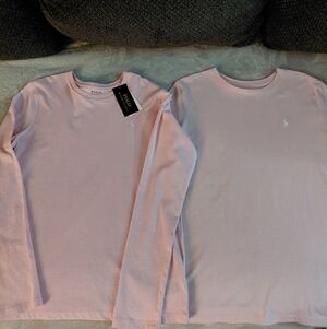 Polo Ralph Lauren Pink Long & Short Sleeve Polo Shirts XL(16)